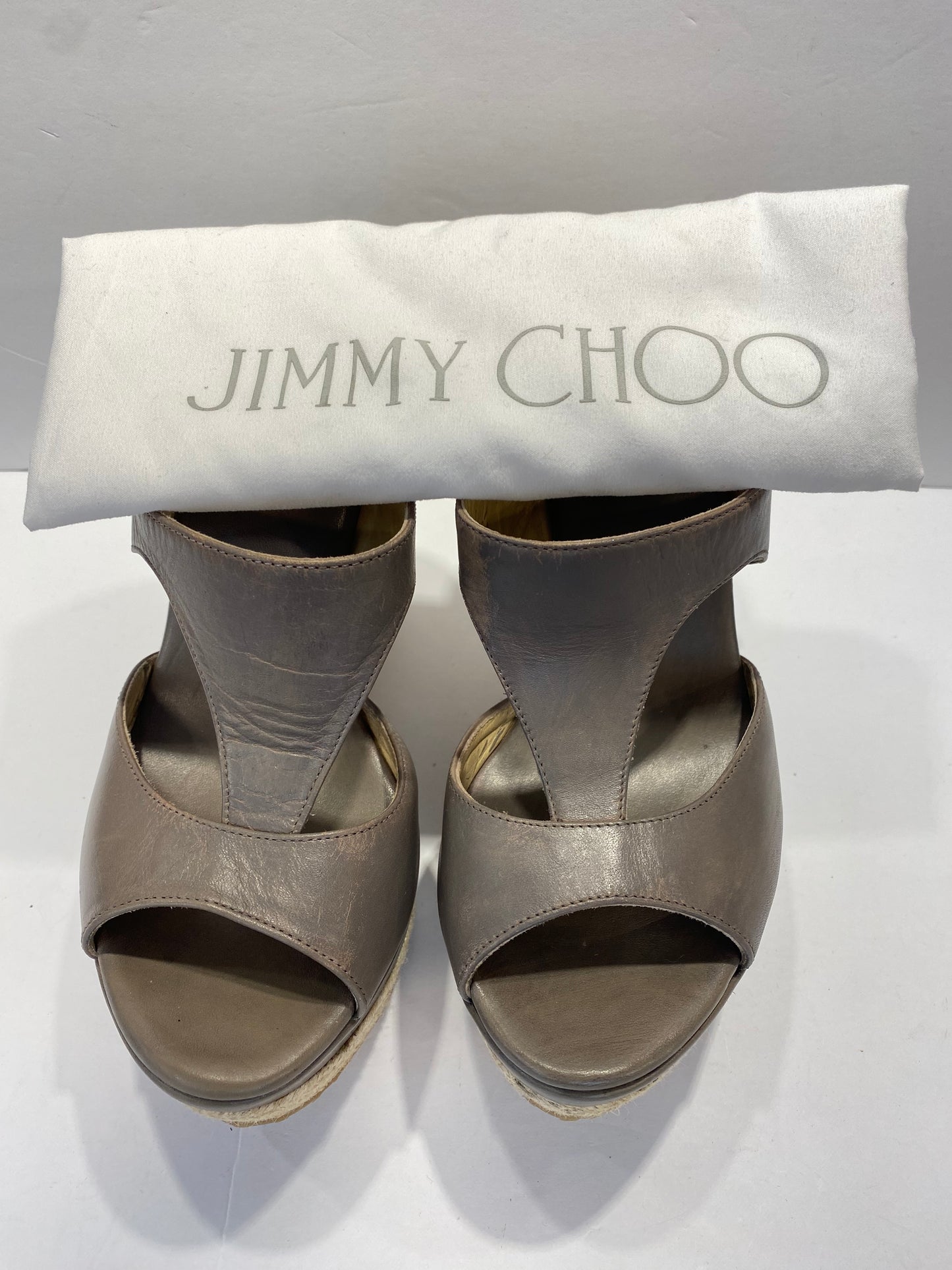 JIMMY CHOO Espadrilles Wedges/ 38.5-8