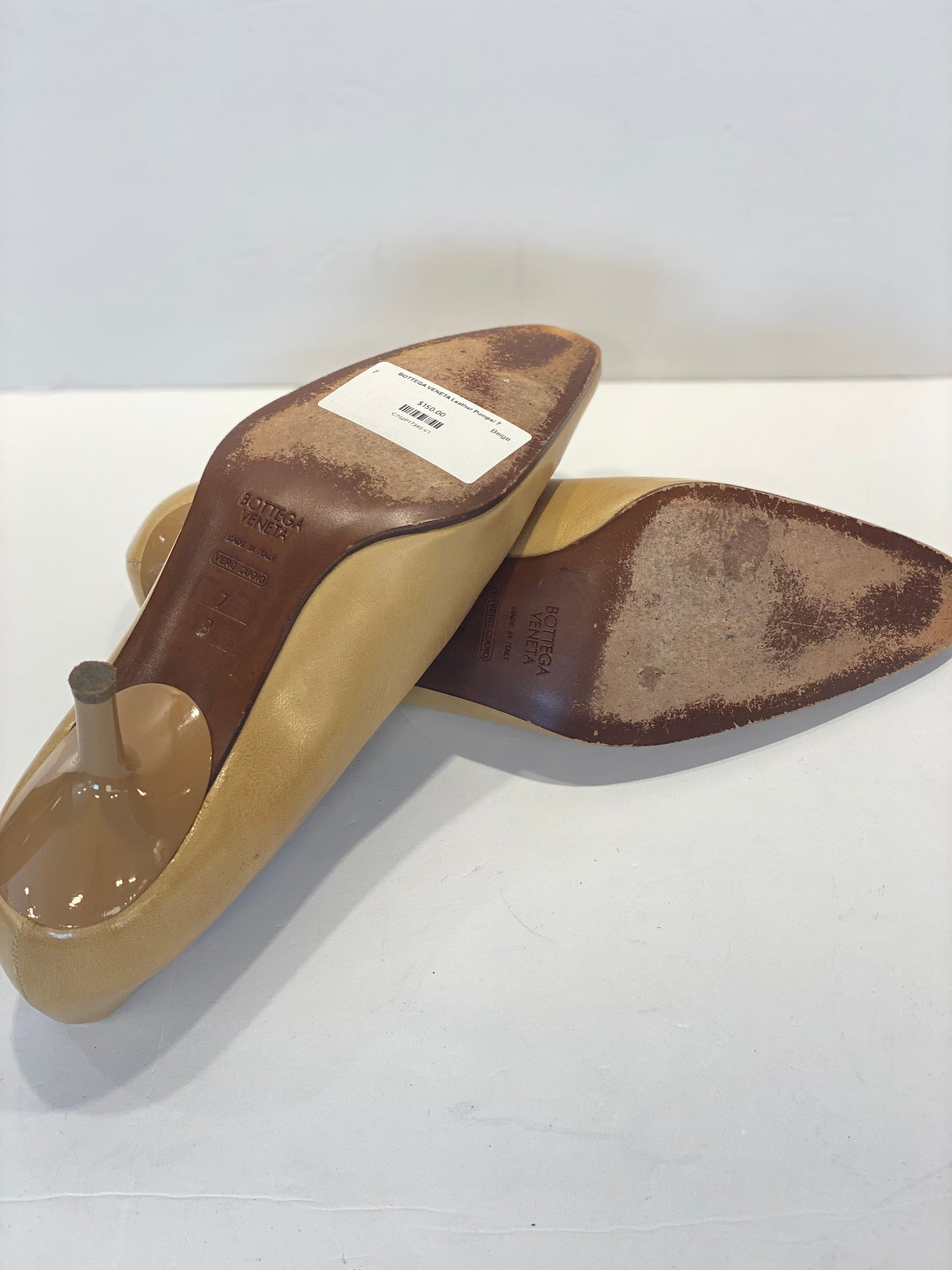 BOTTEGA VENETA Leather Pumps/ 7