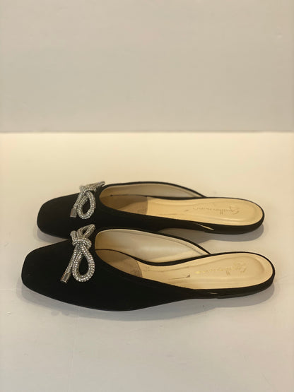 GUILHERMINA Flat Suede Mules / US8-EU38.5