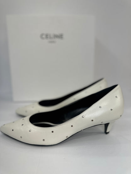 CELINE New in Box Sharp Kidskin Pump 4.5cm / US8.5-EU40