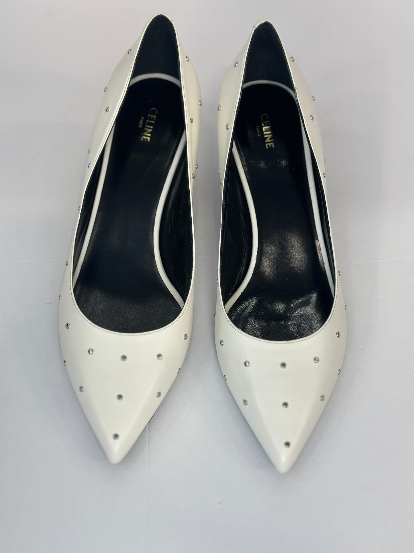 CELINE New in Box Sharp Kidskin Pump 4.5cm / US8.5-EU40