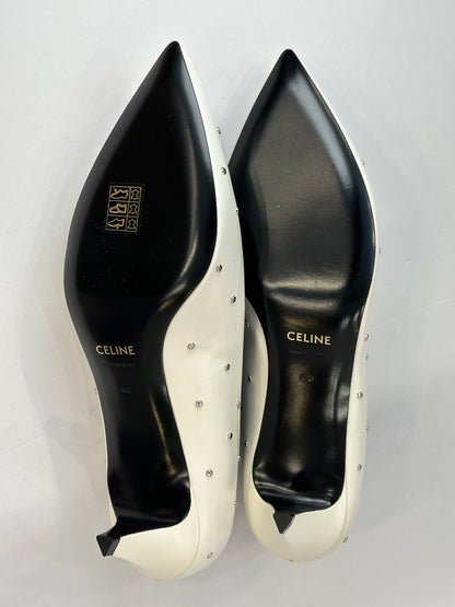 CELINE New in Box Sharp Kidskin Pump 4.5cm / US8.5-EU40