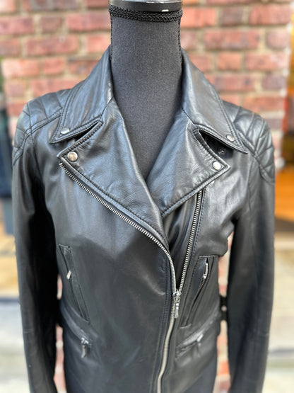 CLUB MONACO Leather Biker jacket / S