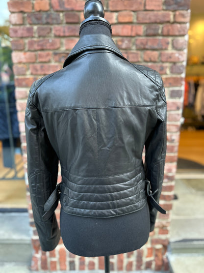 CLUB MONACO Leather Biker jacket / S