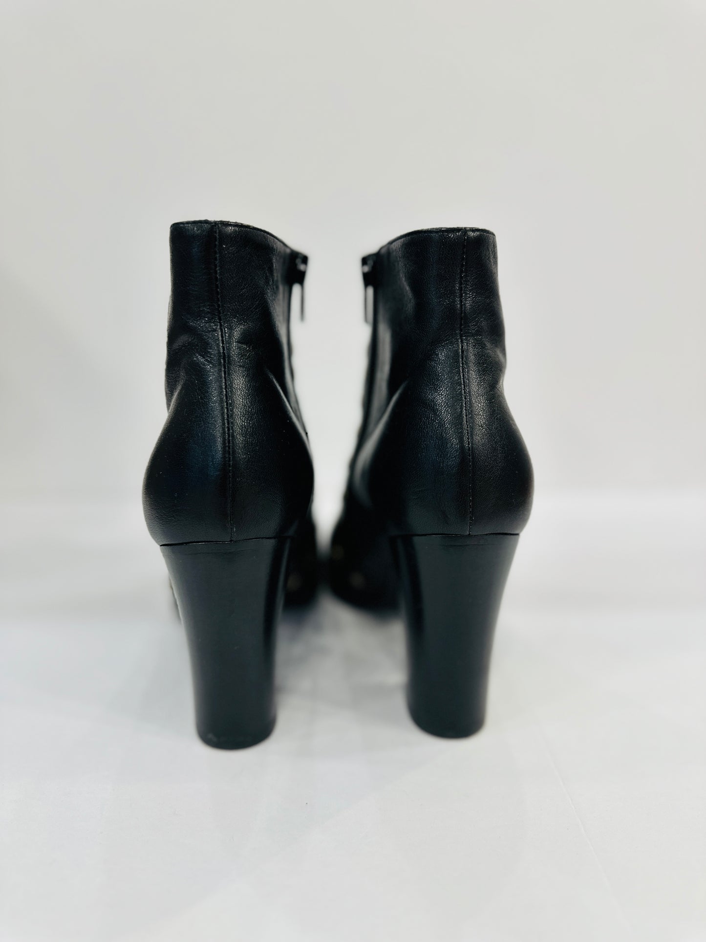 CELINE Ankle Boots with Studs / US6.5-EU37