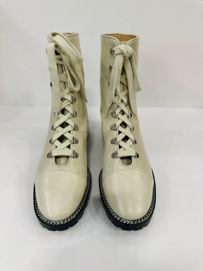 STUART WEITZMAN NWT Leather Kolbie Combat Boots / US8