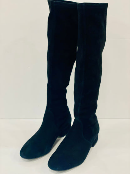 STUART WEITZMAN Suede Sock Boots / US8