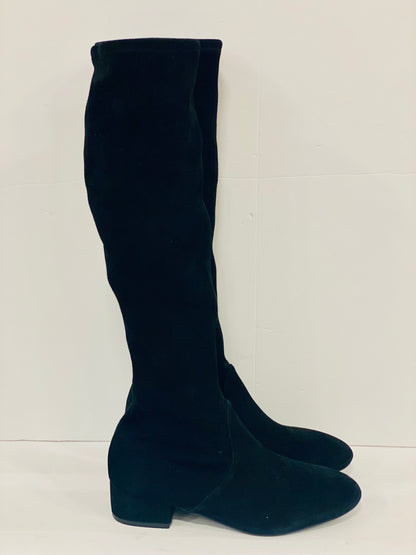 STUART WEITZMAN Suede Sock Boots / US8