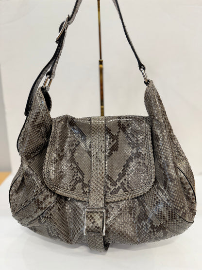 LAMBERTSON TRUEX Snakeskin Hobo Bag