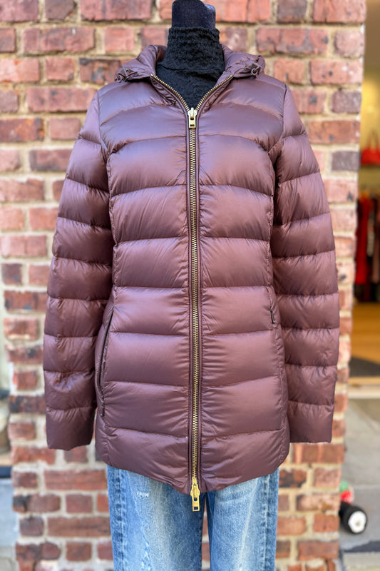 CLOSED down puffer w hood/ XXS