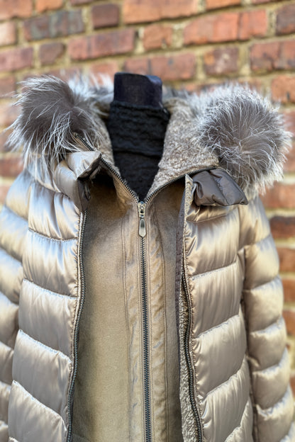 MADISON 2 Coats in 1 / Puffer Coat and Faux fur Coat / S