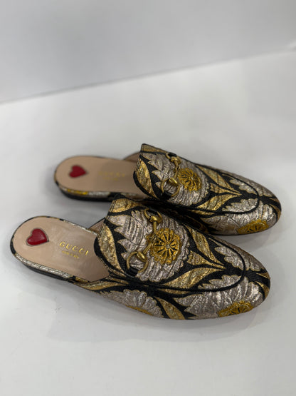 GUCCI Princetown Flats Slippers / US7.5-EU38