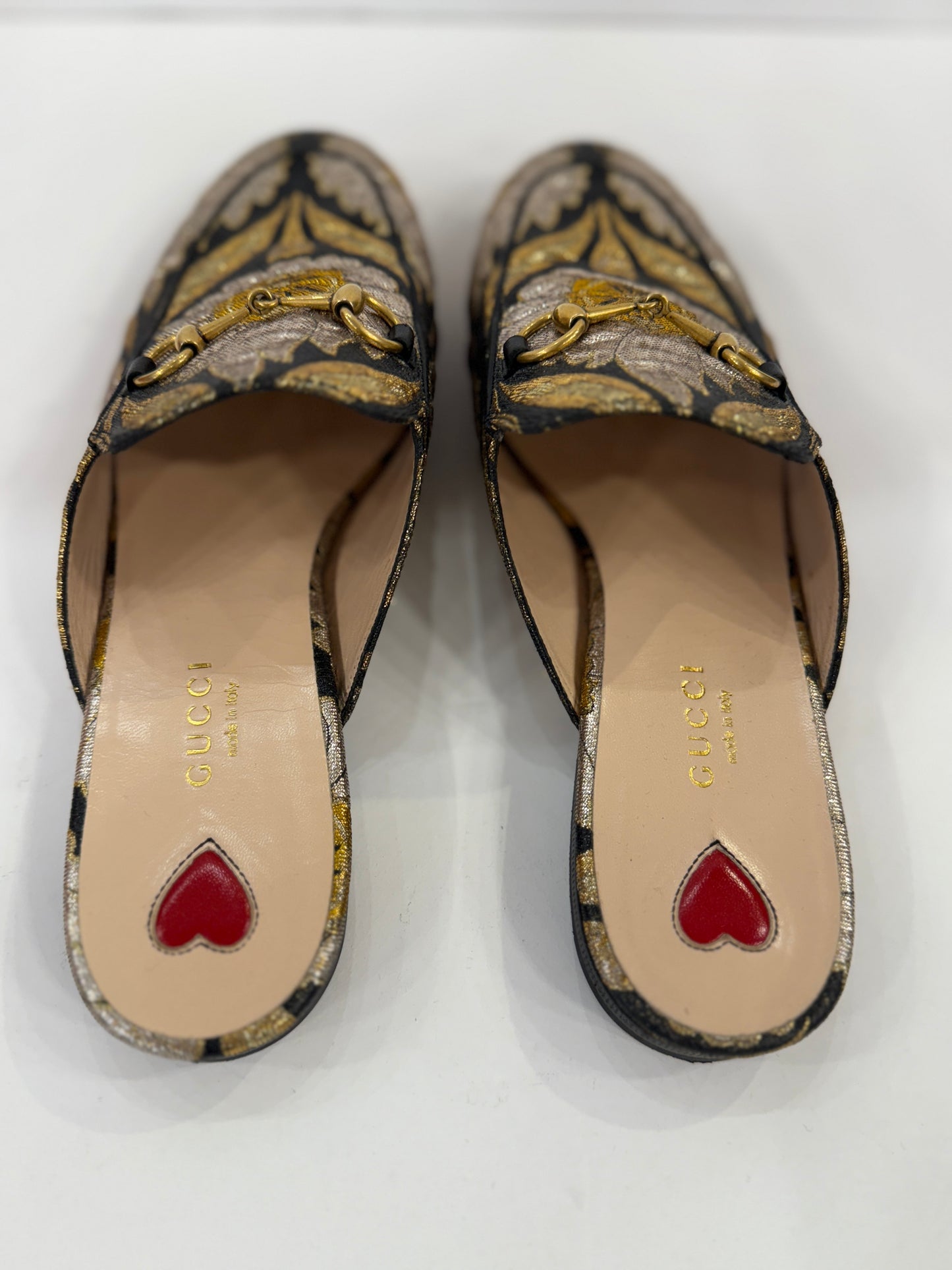 GUCCI Princetown Flats Slippers / US7.5-EU38