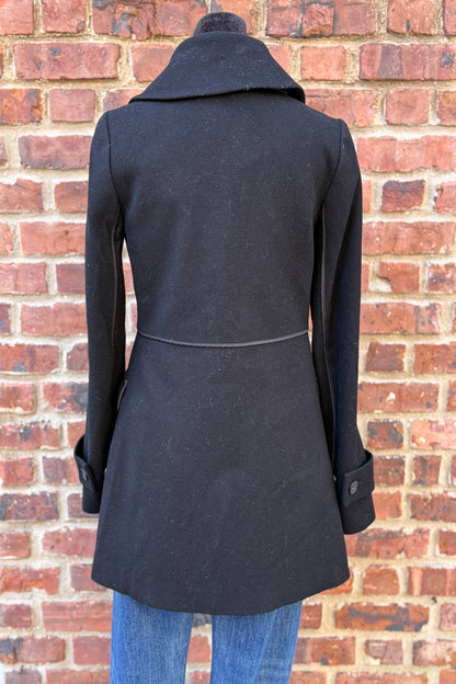 THEORY Woolen Zipped Coat / XS