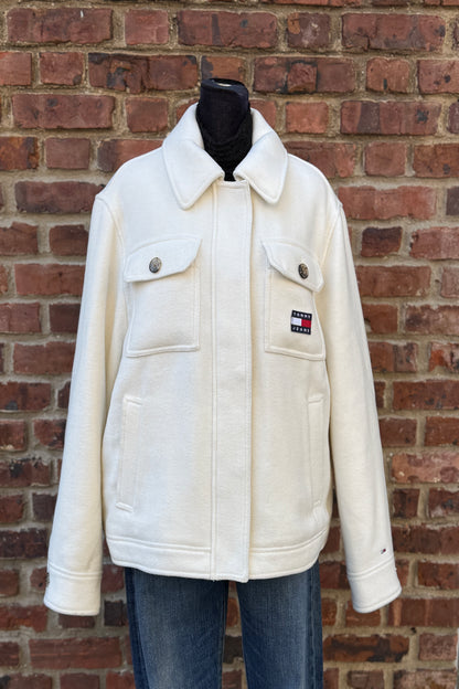 TOMMY HILFIGER Paded Wool Shirt JAcket / XL