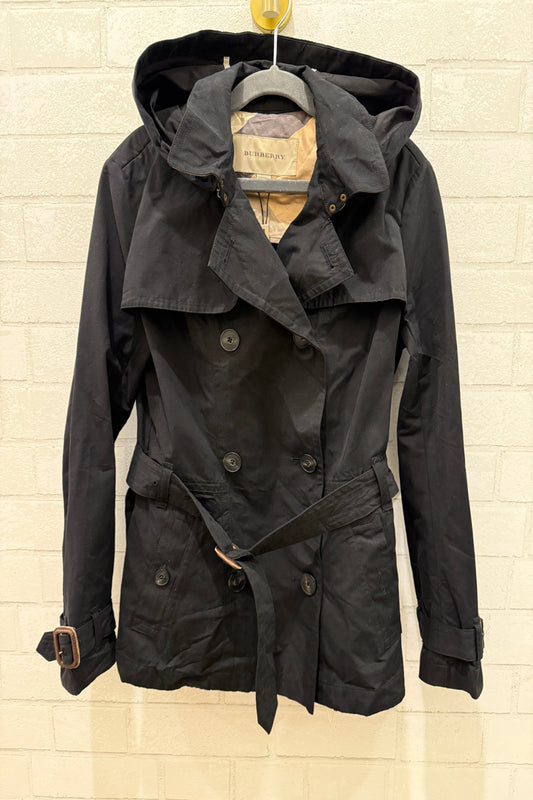 BURBERRY Short Trench with Hood / 12Y