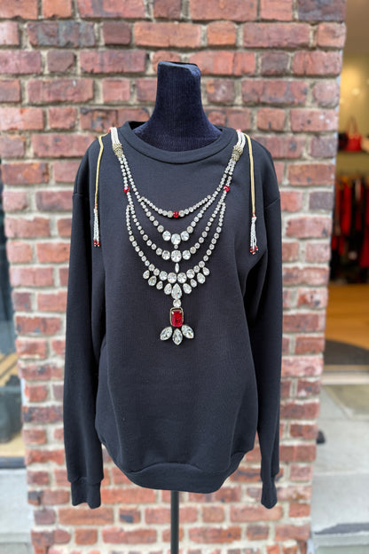 CHAMAK Sweater with jewels / S