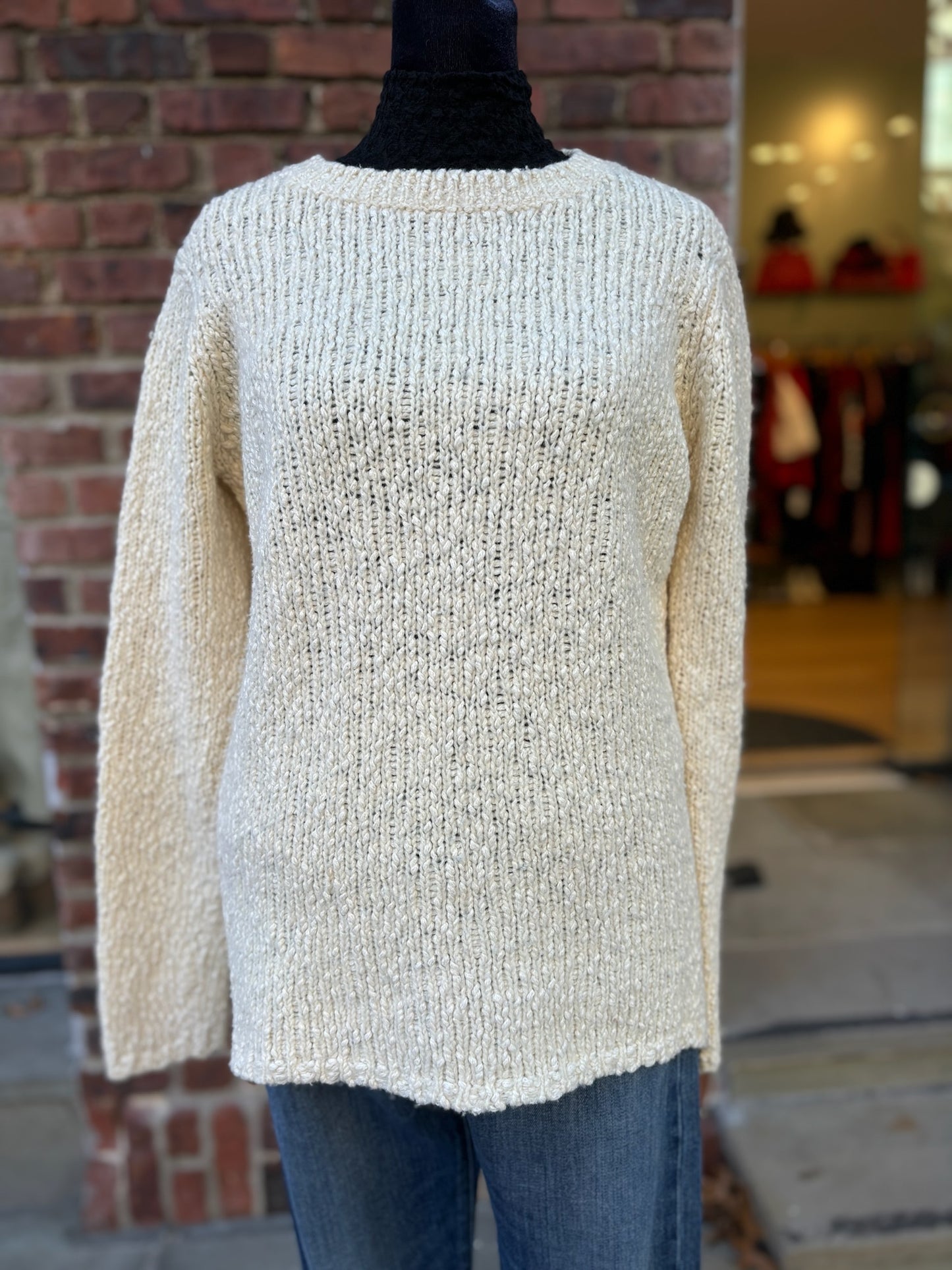 J McLAUGHLIN Cotton Sweater / M