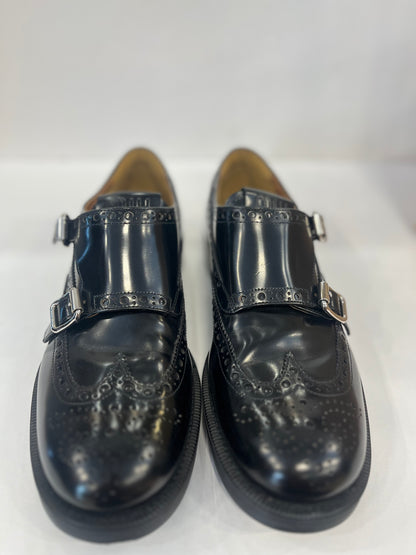 MIU MIU & CHURCH Leather Brogue Shoes / US9.5-EU40.5