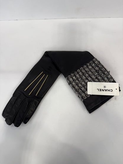 CHANEL NWT Leather Gloves / 7.5