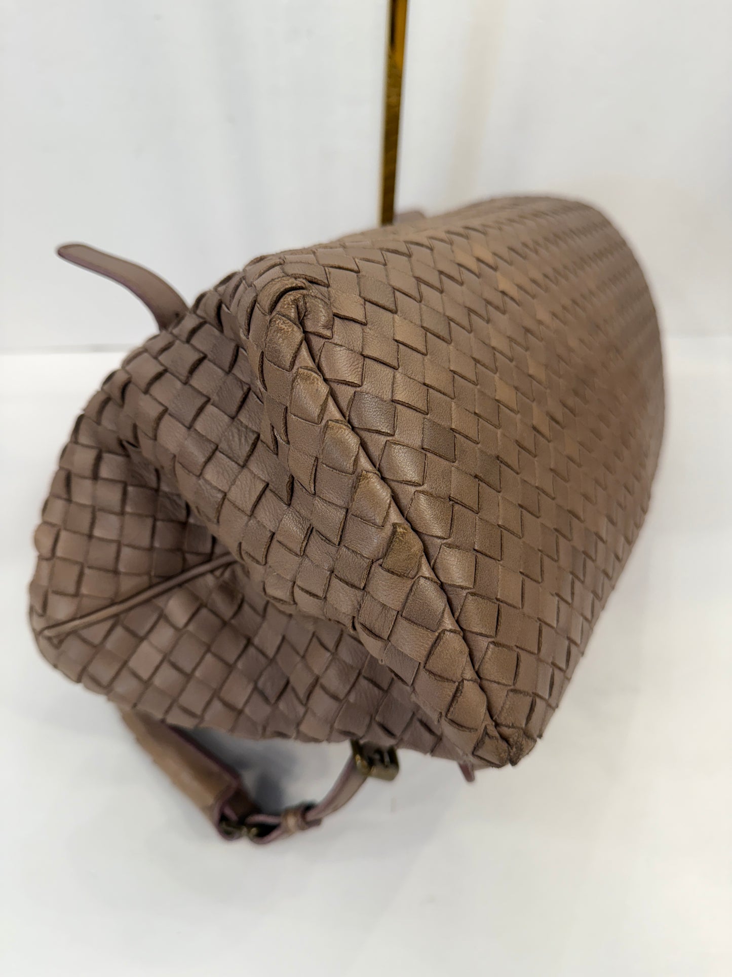 BOTTEGA VENETA Intrecciato Leather Montaigne Satchel