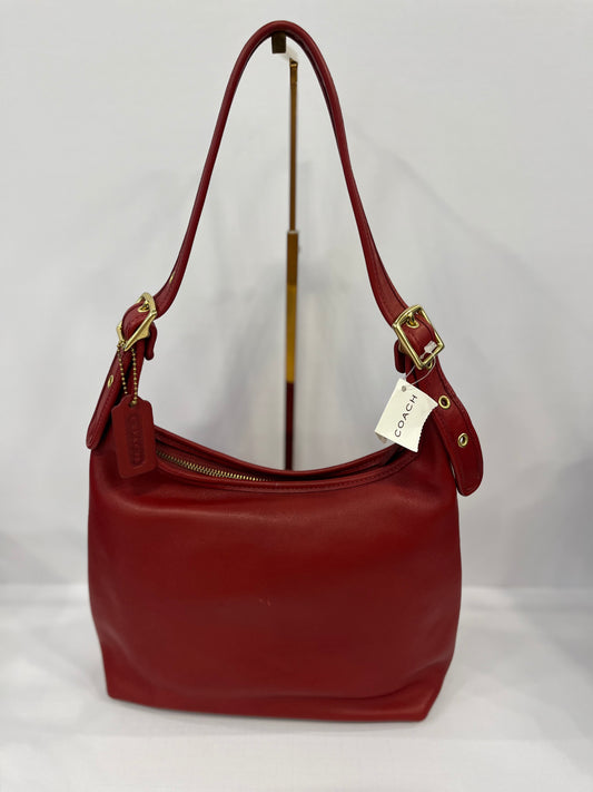 COACH NWT Red Vintage Legacy Hobo Bag