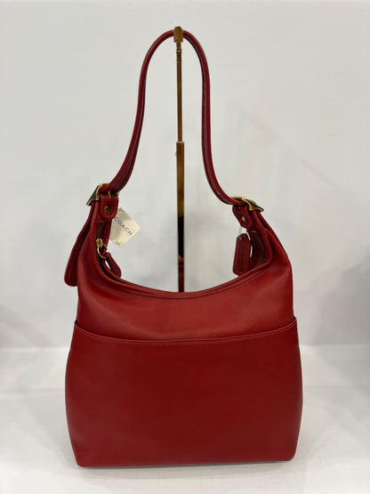 COACH NWT Red Vintage Legacy Hobo Bag