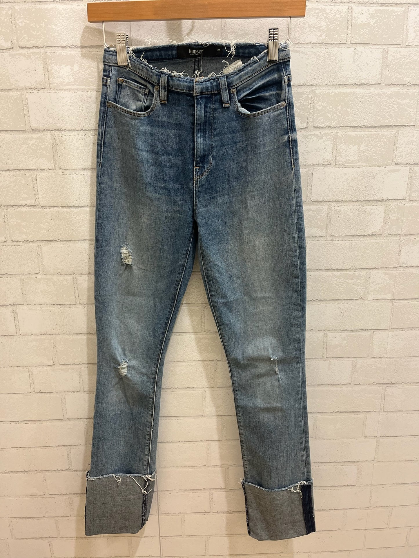 HUDSON HIgh Waist Jeans with cuffs / S