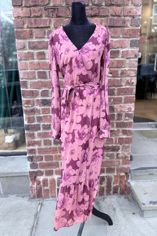 PAIGE NWT Floral Wrap Dress/XS