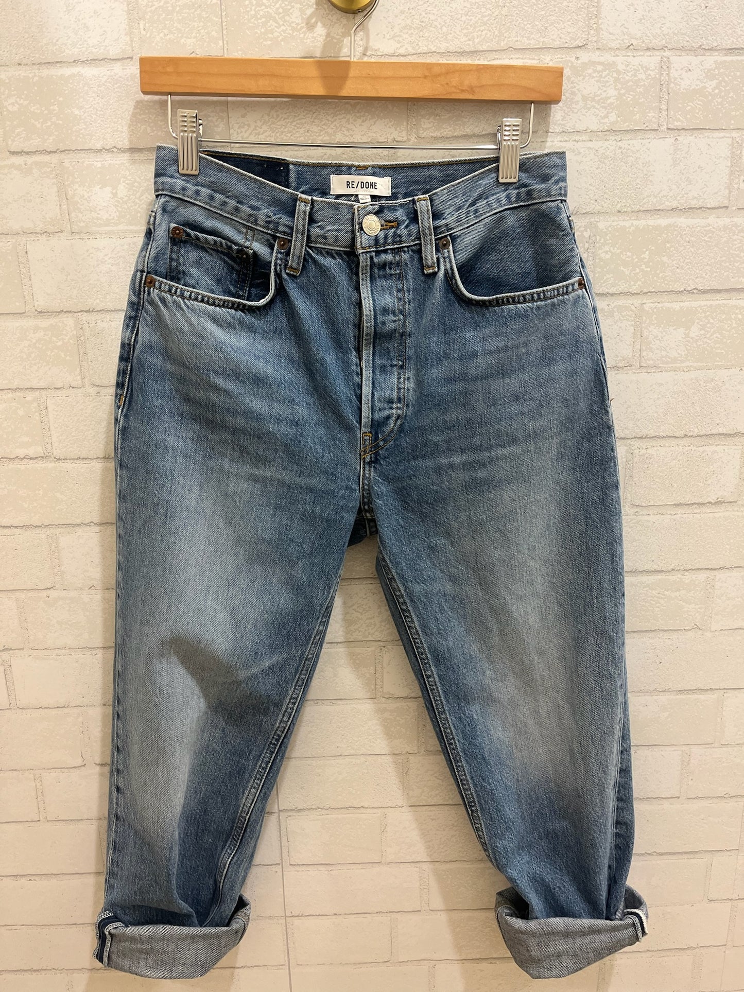 RE-DONE 70s Stove Pipe Jeans / S-27