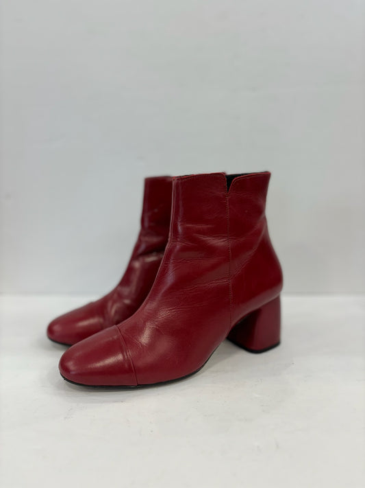 BOCAGE Leather Low Boots / US8.5-EU39