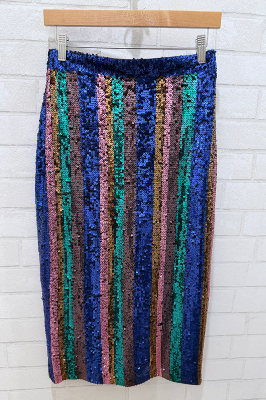 NO BRAND Sequins Pencil Skirt / S