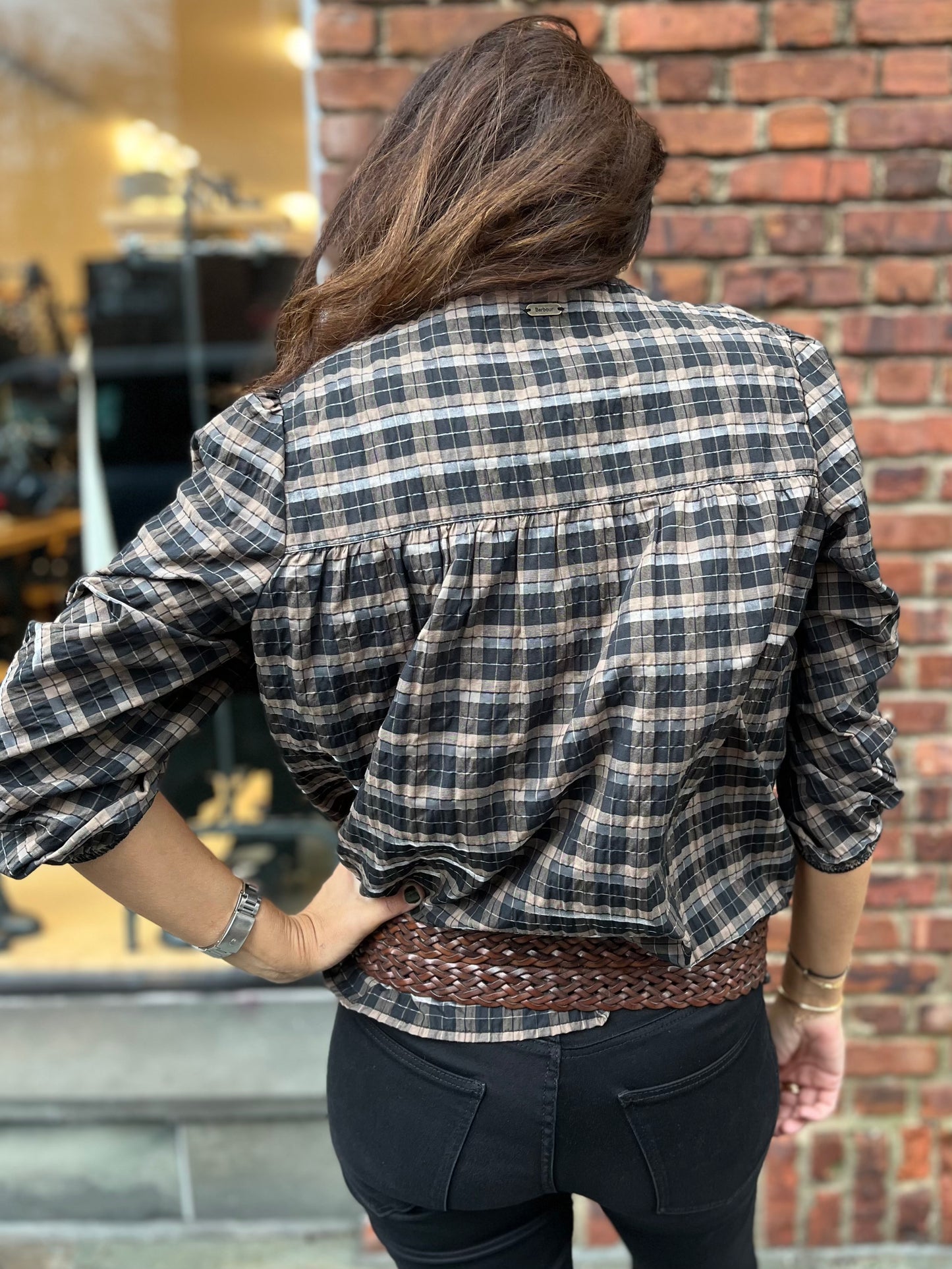 BARBOUR Tartan Top / S-US6