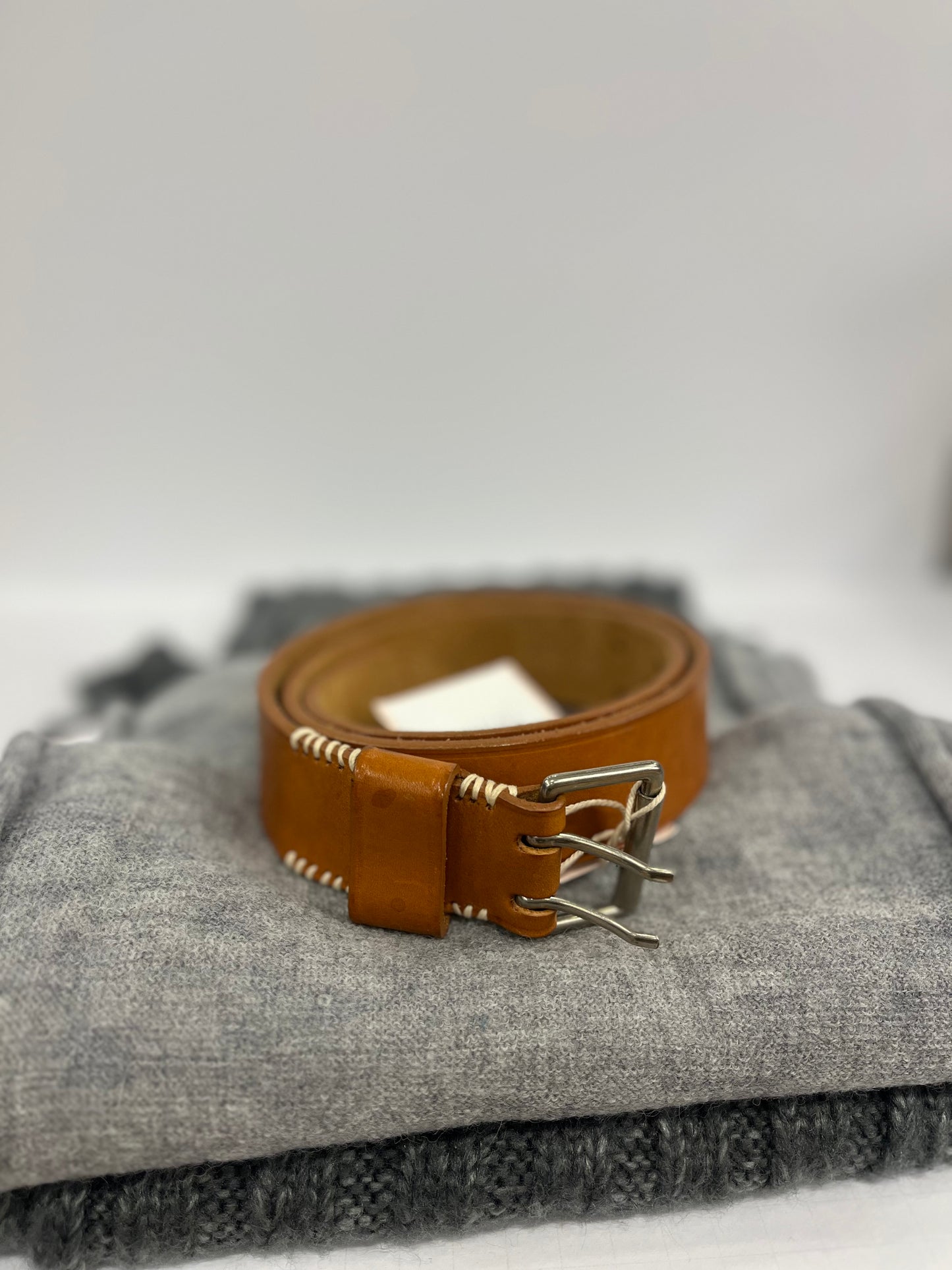 ARMANI JEANS Leather Belt / S