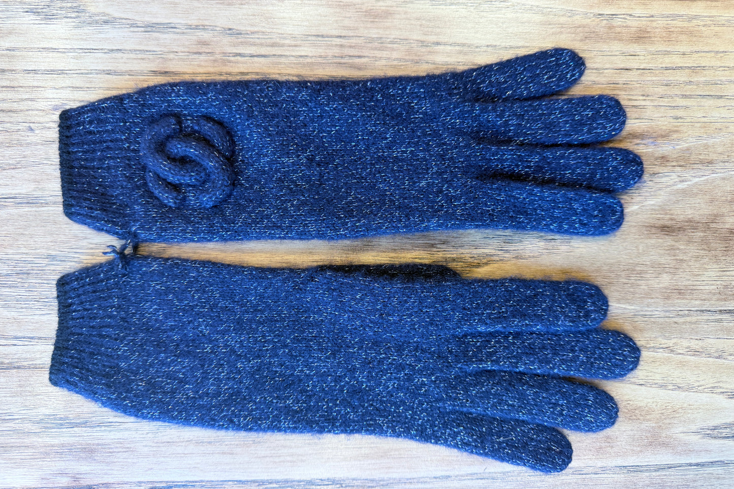 CHANEL Cashmere&Silk Gloves/OS