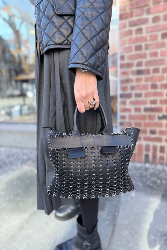 PACO RABANNE  Chain Mail Small  Tote Bag/ OS