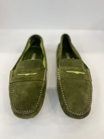 MANOLO BLAHNIK Suede Loafers / US10 UE41.5