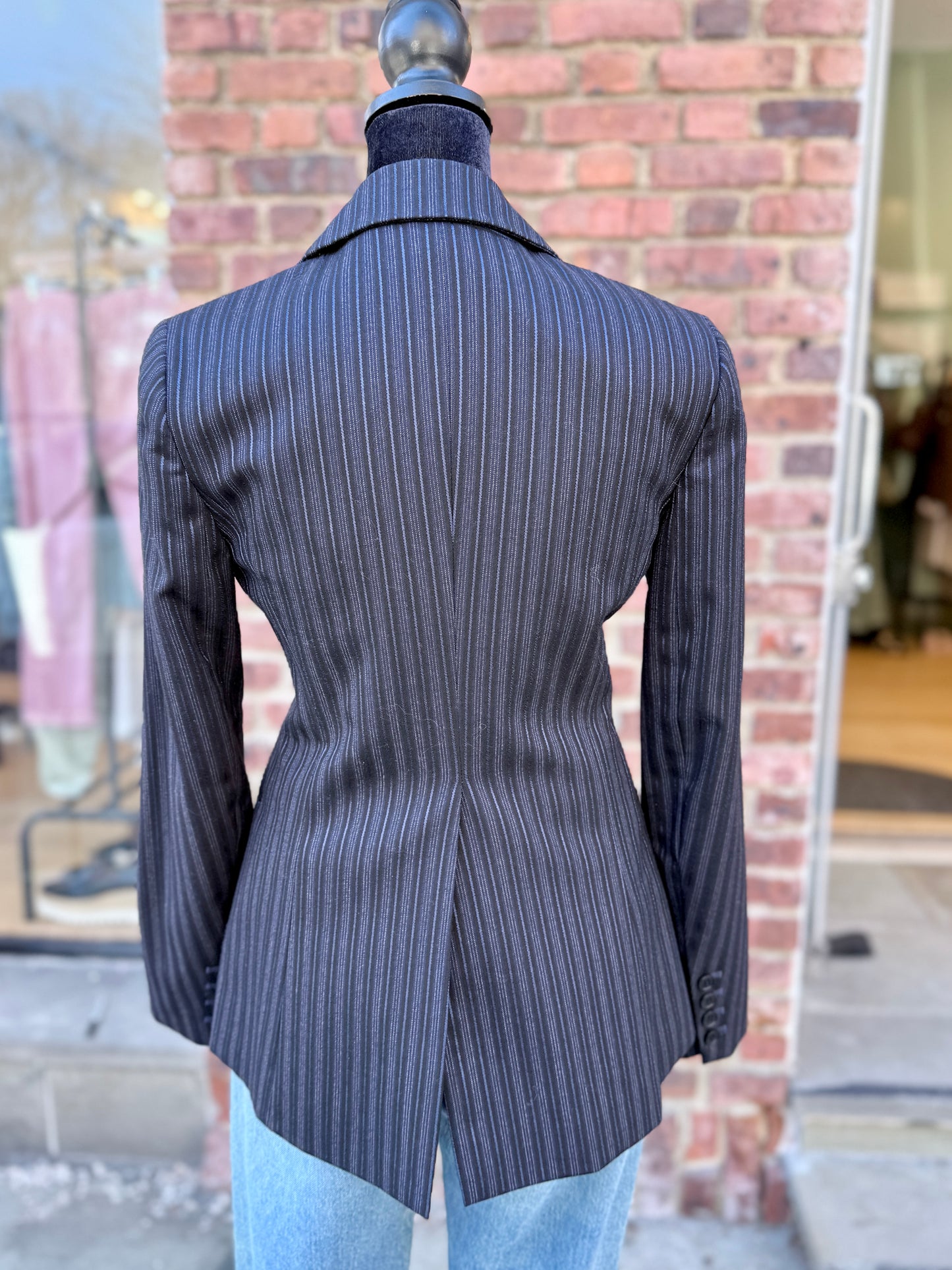 THEORY Wool  With Stripes Blazer/XS