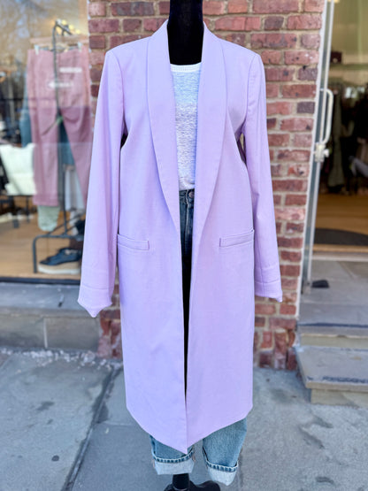 ALICE+OLIVIA Shawl Collar Long Blazer / M