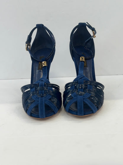 LOUIS VUITTON High Heels Leather and suede Sandals /EU36.5- US6.5