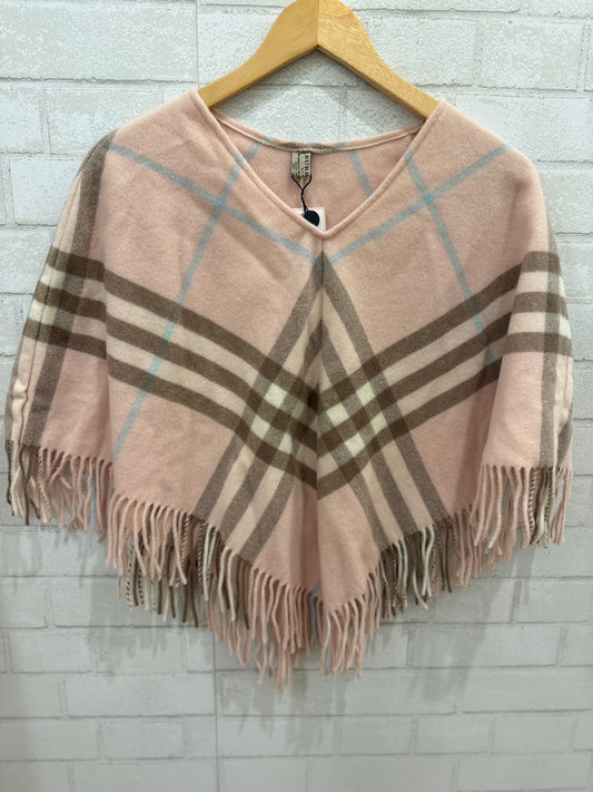 BURBERRY NWT Wool & Cashmere  Short Poncho/OS