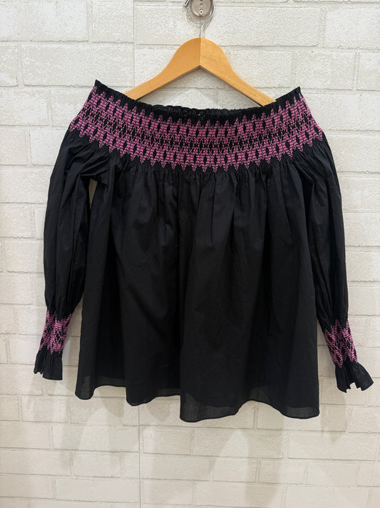 MAJE NWT LS Black Top / XS-1
