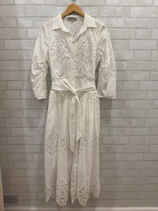 CARA CARA Eyelet Midi Dress / XS-0