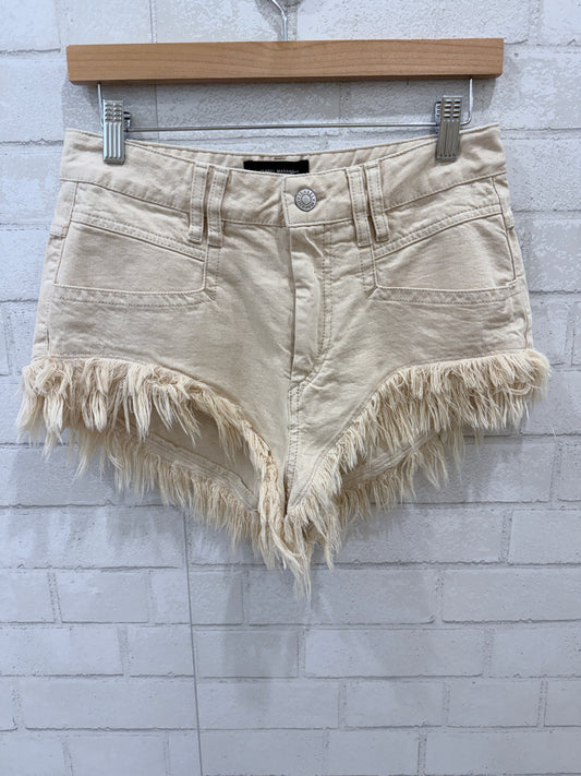 ISABEL MARANT Frayed Denim Shorts/ M-EU38