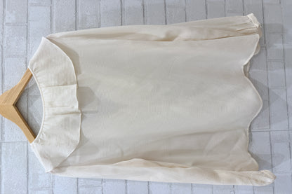 SEZANE LS Silk Buttoned Blouse / L-EU42