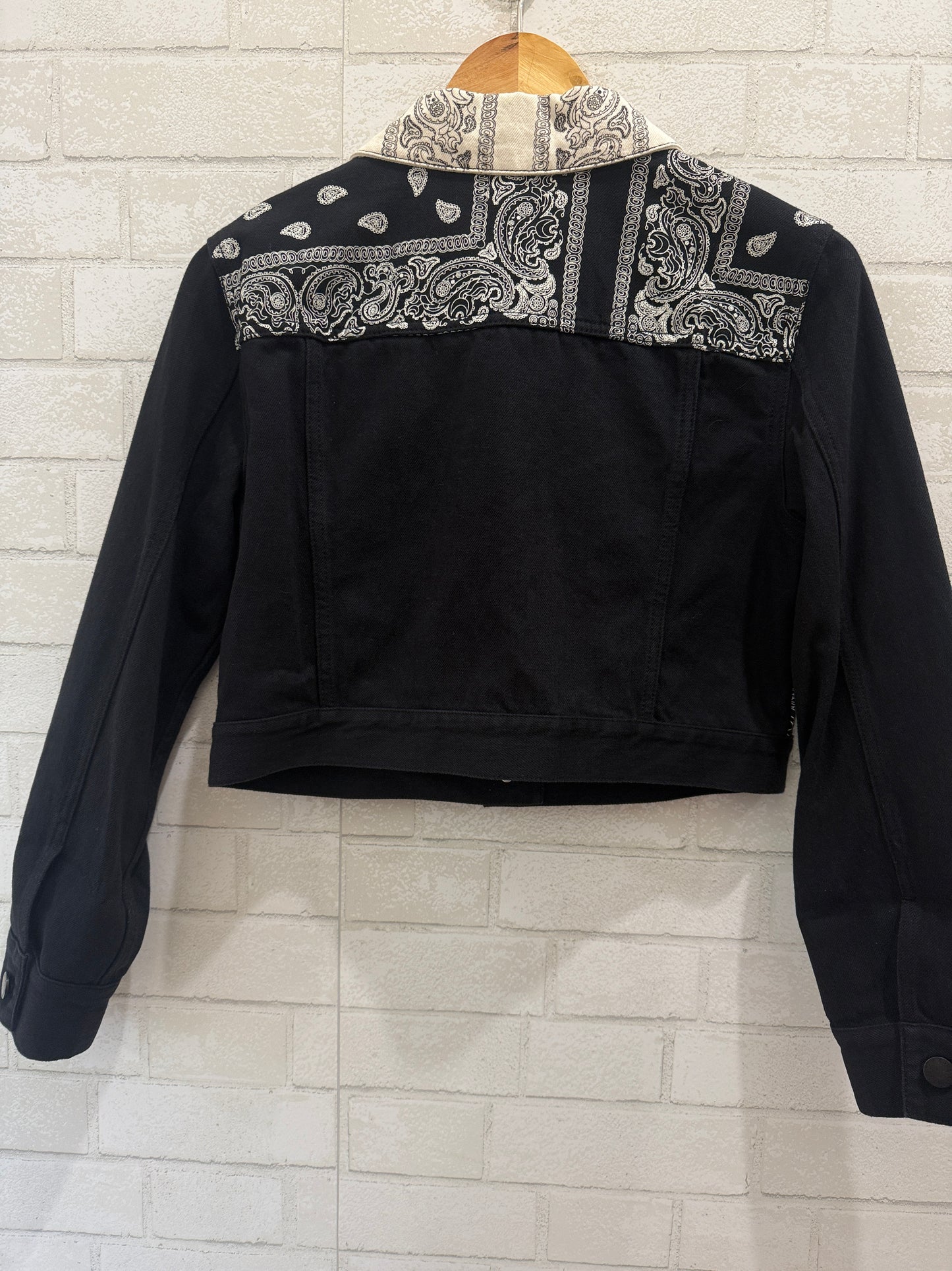 ALICE+ OLIVIA NWT Cropped Denim Jacket/S