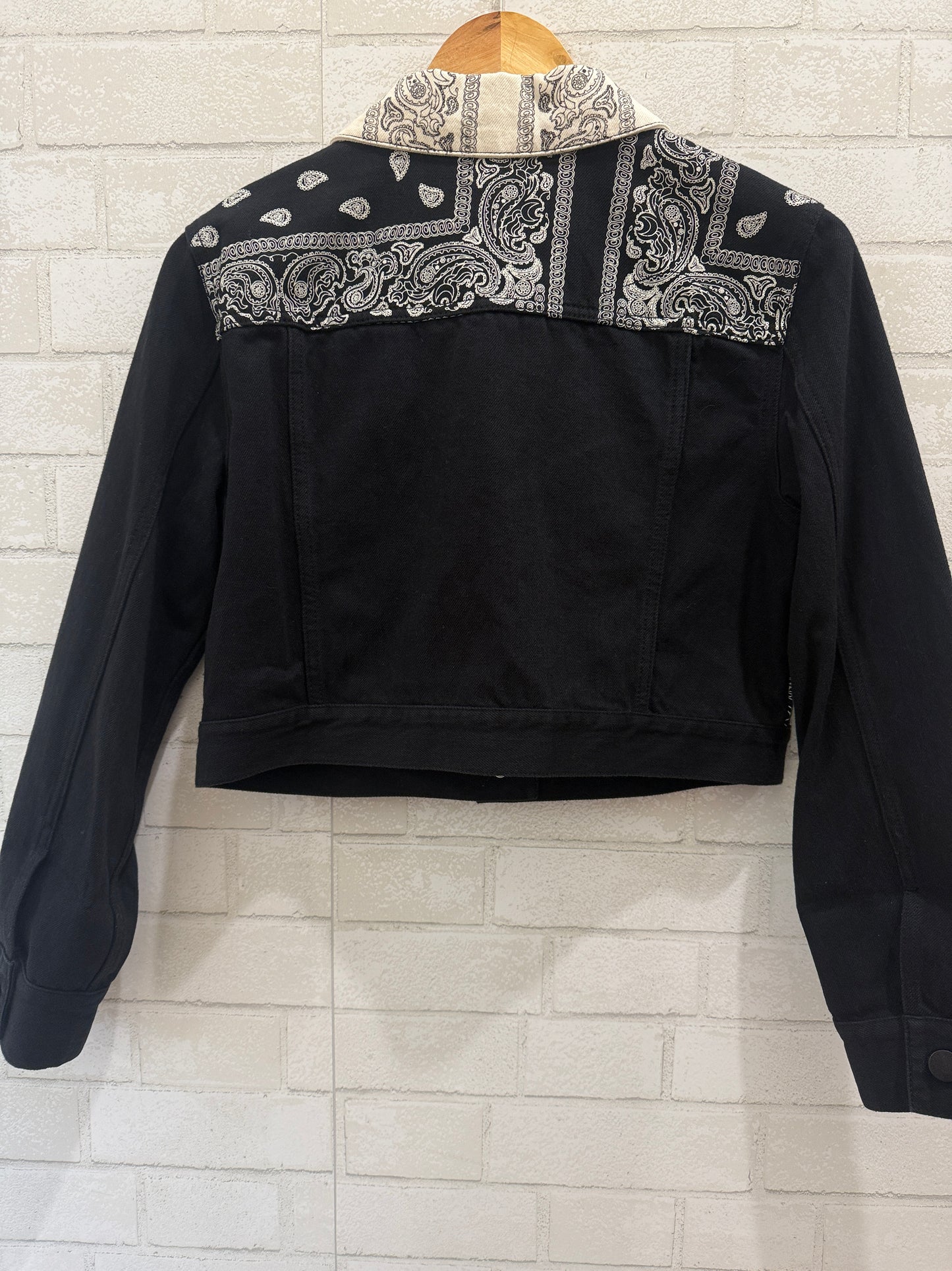 ALICE+ OLIVIA NWT Cropped Denim Jacket/S