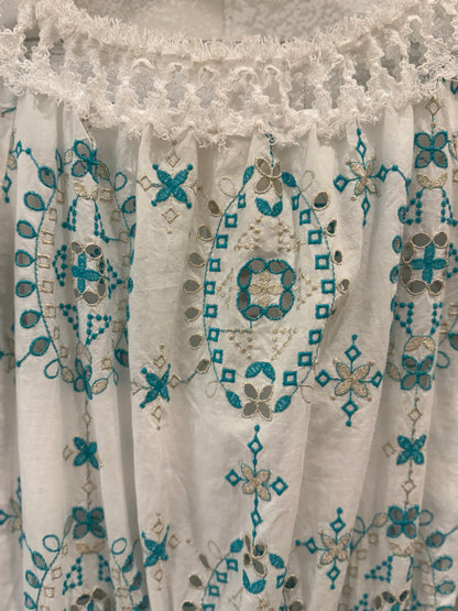 TEMPTATION LS Eyelet Dress / S