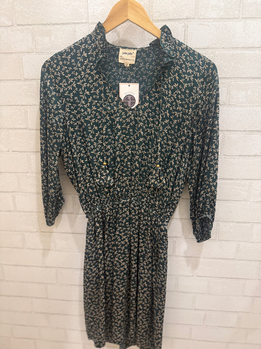 PETITE MENDIGOTE Flower Print Dress LS / S