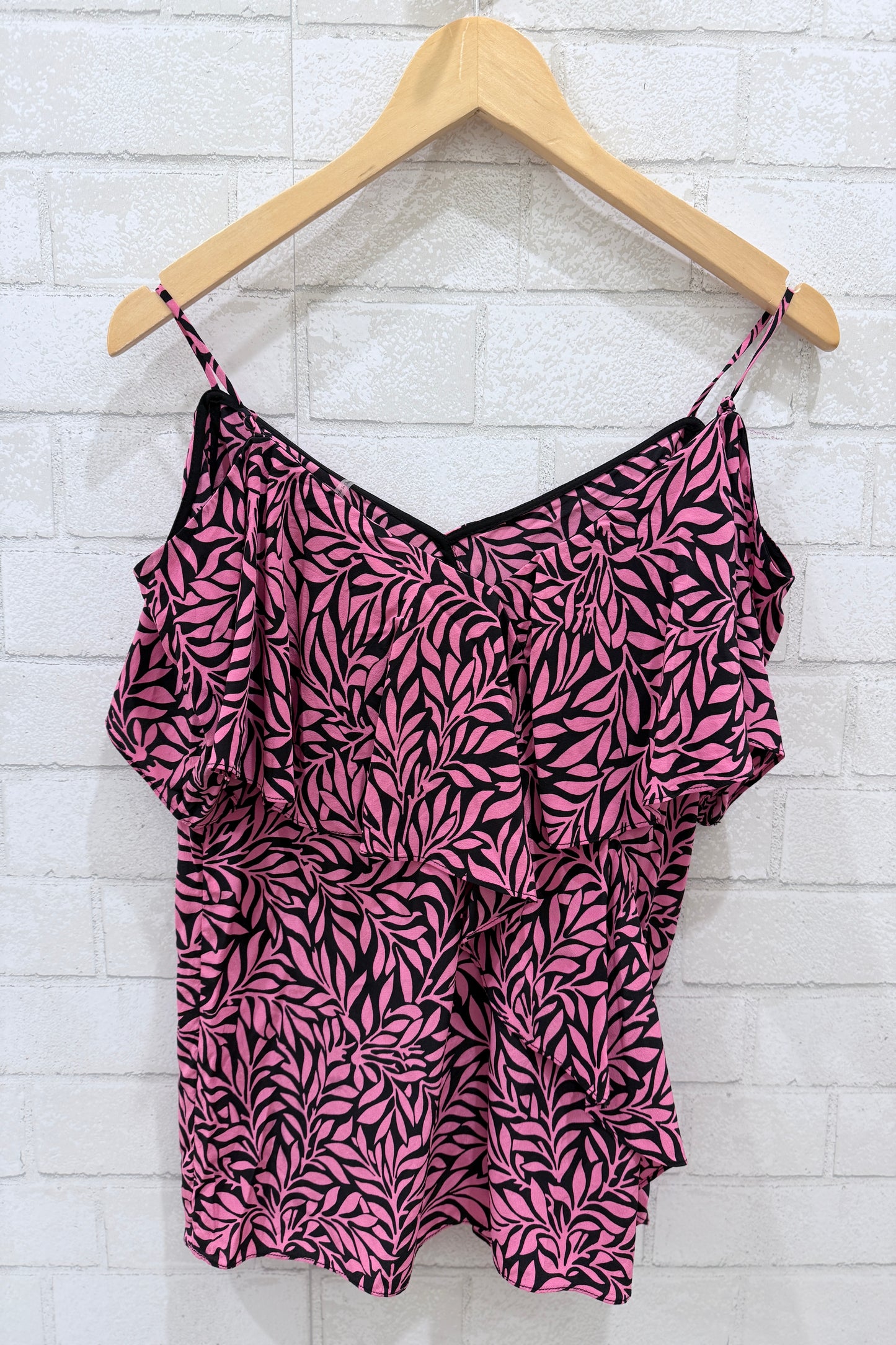 DVF Cold Shoulder  Silk Flare Top  /US P